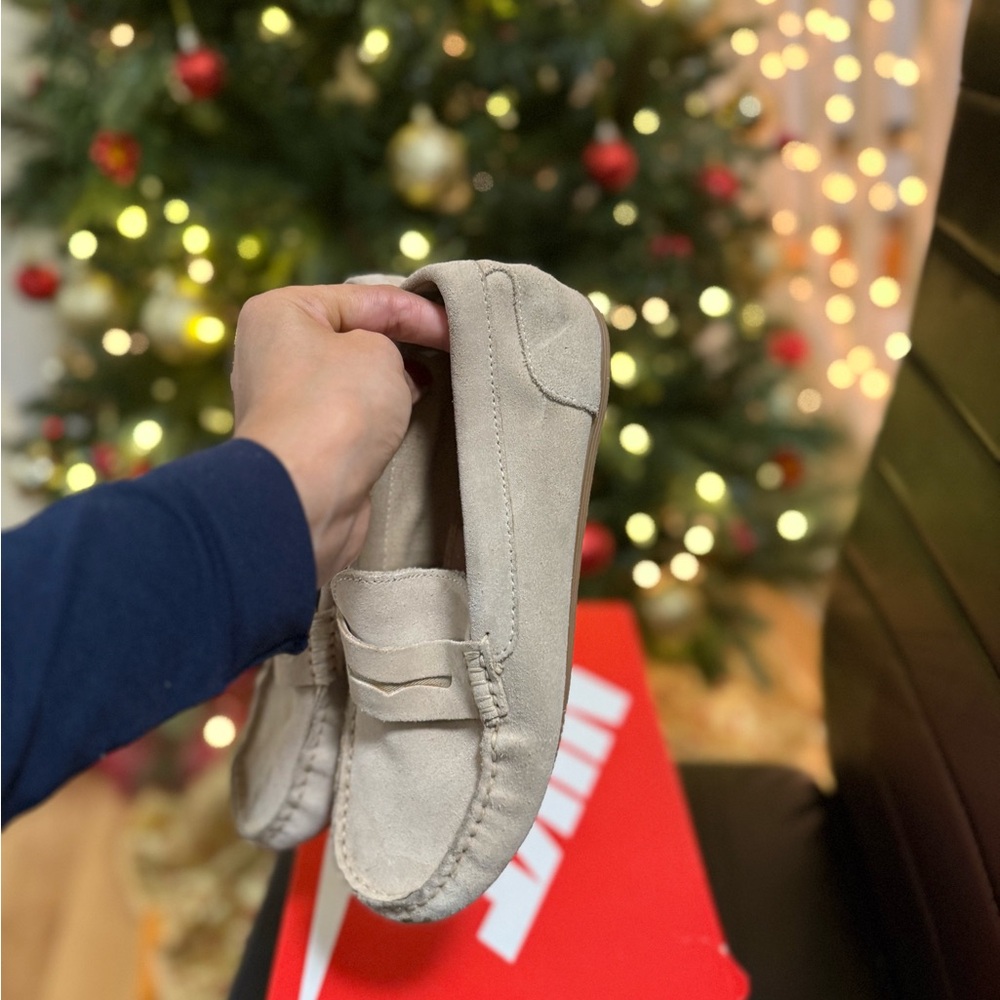 Zara Kids Beige Moccasins